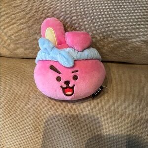 BT21 5" Pink Plush Toy with Blue Headband